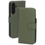 Mobiparts Samsung Galaxy A55 Hoesje Echt Leer Bookcase Portemonnee - Groen