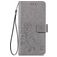 Mobigear Clover Samsung Galaxy S20 Hoesje Bookcase Portemonnee - Grijs