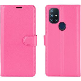 Mobigear Classic OnePlus Nord N10 5G Hoesje Bookcase Portemonnee - Magenta