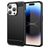 Mobigear Brushed Slim iPhone 15 Pro Max Hoesje Flexibel TPU Backcover - Zwart