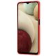 Mobiparts Samsung Galaxy A12 Siliconen Hoesje Backcover - Scarlet Red