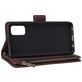 Mobigear Zipper Samsung Galaxy A41 Hoesje Bookcase Portemonnee - Bruin