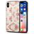 Mobigear Design iPhone XS Max Hoesje Flexibel TPU Backcover - Pion