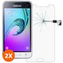 Mobigear Samsung Galaxy J1 (2016) Glazen Screenprotector - Case Friendly (2-Pack)