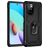 Mobigear Armor Ring Xiaomi Redmi 10 4G Hoesje Hardcase Backcover Shockproof met Ringhouder - Zwart