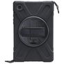 Xccess Survivor All-round Samsung Galaxy Tab A7 (2020) Hoes Hard Kunststof,Siliconen Backcover + Schouderband + Standaard - Zwart