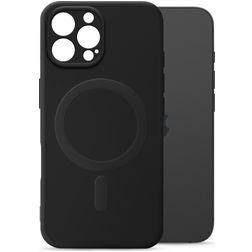 My Style Protective Flex iPhone 16 Pro Max MagSafe Hoesje Flexibel TPU Backcover - Zwart