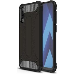 Mobigear Outdoor Samsung Galaxy A50 Hoesje Hardcase Backcover Shockproof - Zwart