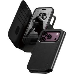 CARE by PanzerGlass Tango Two-in-One iPhone 18 Pro MagSafe Hoesje Uitneembare 2in1 Bookcase Portemonnee - Zwart