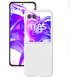 Mobigear Colors Motorola Razr 50 Ultra Hoesje Hardcase Backcover - Wit