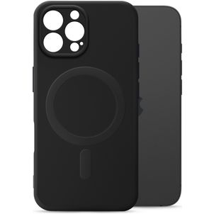 My Style Protective Flex iPhone 16 Pro Max MagSafe Hoesje Flexibel TPU Backcover - Zwart
