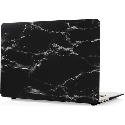 Mobigear Marble MacBook Air 11 Inch (2010-2016) Hoes Hardshell Laptopcover MacBook Case - Zwart - Model A1370 / A1465