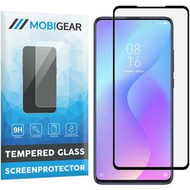 Mobigear Premium Xiaomi Mi 9T Glazen Screenprotector - Case Friendly - Zwart