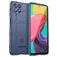 Mobigear Rugged Shield Samsung Galaxy M53 Hoesje Flexibel TPU Backcover Shockproof - Blauw