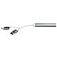 Xccess 4 USB Hub USB-A / USB-C naar USB-A Hub 0.1 Meter - Grijs