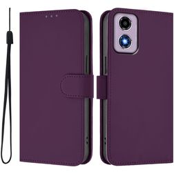 Mobigear Urban Wallet Motorola Moto E14 Hoesje Bookcase Portemonnee - Paars