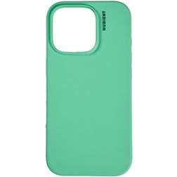 Nudient Base iPhone 16 Pro Max Siliconen Hoesje Backcover - Mint Green