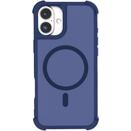 Mobigear Armor Shield iPhone 16 Plus MagSafe Hoesje Hardcase Backcover - Blauw