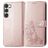 Mobigear Clover Samsung Galaxy A14 Hoesje Bookcase Portemonnee - Roségoud
