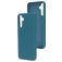 Mobiparts Samsung Galaxy A14 Siliconen Hoesje Backcover - Blueberry Blue