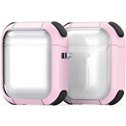 Mobigear Shockproof Apple AirPods 1 Hardcase Hoesje - Roze
