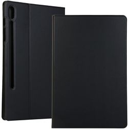 Mobigear Folio Samsung Galaxy Tab S7 Plus Hoes Bookcase + Stylus Houder - Zwart