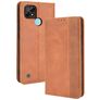 Mobigear Sensation Realme C21 Hoesje Bookcase Portemonnee - Cognac