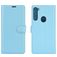Mobigear Classic Motorola One Fusion Plus Hoesje Bookcase Portemonnee - Blauw