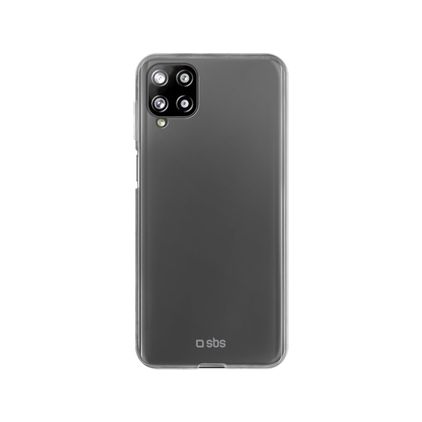 SBS Skinny Doorzichtig Samsung Galaxy A12 Hoesje Flexibel TPU Backcover - Transparant