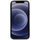 Mobiparts iPhone 12 Siliconen Hoesje Backcover - Zwart