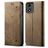 Mobigear Ranch Motorola Moto E14 Hoesje Bookcase Portemonnee - Bruin