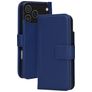 Mobiparts Wallet iPhone 17 Pro Max MagSafe Hoesje Echt Leer Bookcase Portemonnee - Blauw