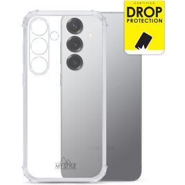 My Style Protective Flex Doorzichtig Samsung Galaxy S25 Plus Hoesje Flexibel TPU Backcover Shockproof - Transparant