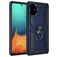 Mobigear Armor Ring Samsung Galaxy A71 Hoesje Hardcase Backcover Shockproof met Ringhouder - Blauw