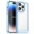 Mobigear Crystal iPhone 15 Pro Max Hoesje Hardcase Backcover - Transparant / Blauw