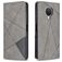 Mobigear Rhombus Slim Nokia G20 Hoesje Bookcase - Grijs