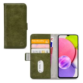 Mobilize Elite Gelly Samsung Galaxy A03s Hoesje Bookcase Portemonnee - Groen