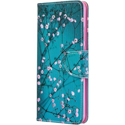 Mobigear Design Huawei P40 Pro Hoesje Bookcase Portemonnee - Amandelbloesem