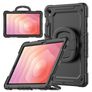 Mobilize Rotating Defender Samsung Galaxy Tab S11 Hoes Hard kunststof / Siliconen Backcover + Schouderband + Standaard - Zwart
