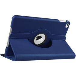 Mobigear DuoStand iPad Mini 4 (2015) Hoes Draaibare Bookcase - Donkerblauw