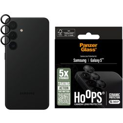PanzerGlass Ceramic Hoops Samsung Galaxy S25 Glazen Camera Lens Protector - Case Friendly