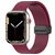 Mobigear Sport Mag Siliconen Apple Watch Bandje Magneetsluiting - 42/41/40/38 mm - Bordeaux Rood
