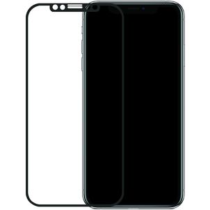 Mobilize Premium iPhone XS Max Glazen Screenprotector - Case Friendly - Zwart