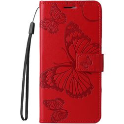 Mobigear Butterfly HONOR 200 Lite Hoesje Bookcase Portemonnee - Rood