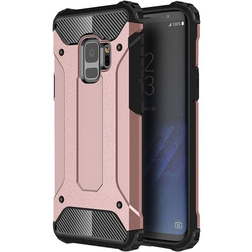 Mobigear Outdoor Samsung Galaxy S9 Hoesje Hardcase Backcover Shockproof - Roségoud