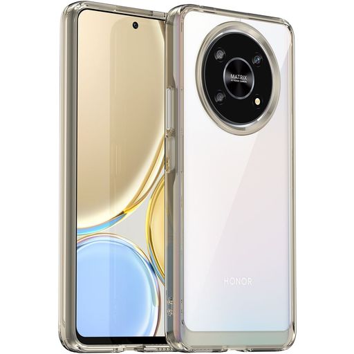 Mobigear Crystal HONOR Magic 4 Lite Hoesje Hardcase Backcover - Transparant / Grijs