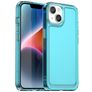 Mobigear Crystal iPhone 15 Hoesje Flexibel TPU Backcover - Blauw