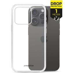 Mobilize Naked Protection Doorzichtig iPhone 15 Pro Hoesje Hardcase Backcover Shockproof - Transparant