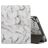 Mobigear Tri-Fold Marble iPad 6 (2018) Hoes Bookcase + Stylus Houder - Grijs