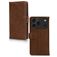 Mobilize Wallet iPhone 17 Pro Max Hoesje Echt Leer Bookcase Portemonnee - Bruin